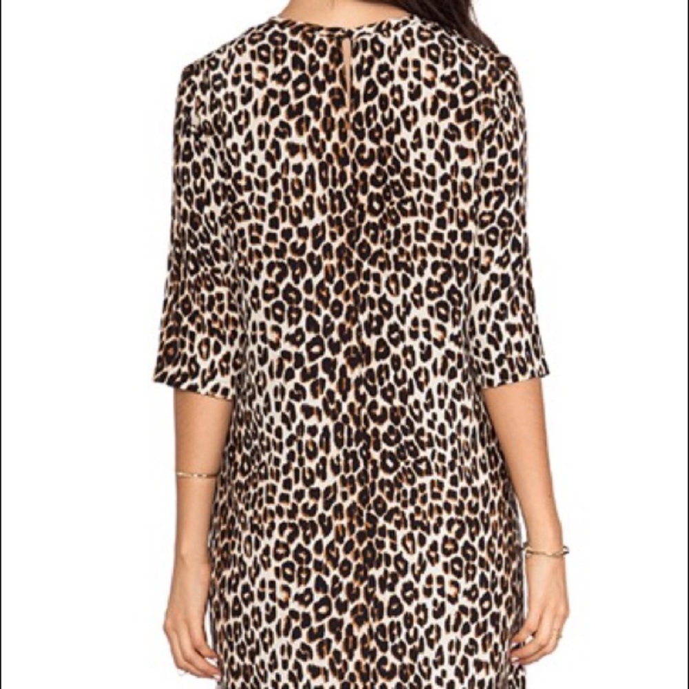 Equipment leopard shift dress